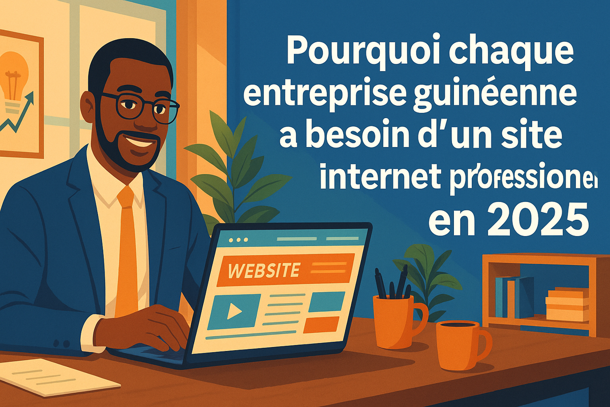 Pourquoi chaque entreprise guinéenne a besoin d’un site internet professionnel en 2025